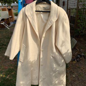 Cream Pea Coat - OBO